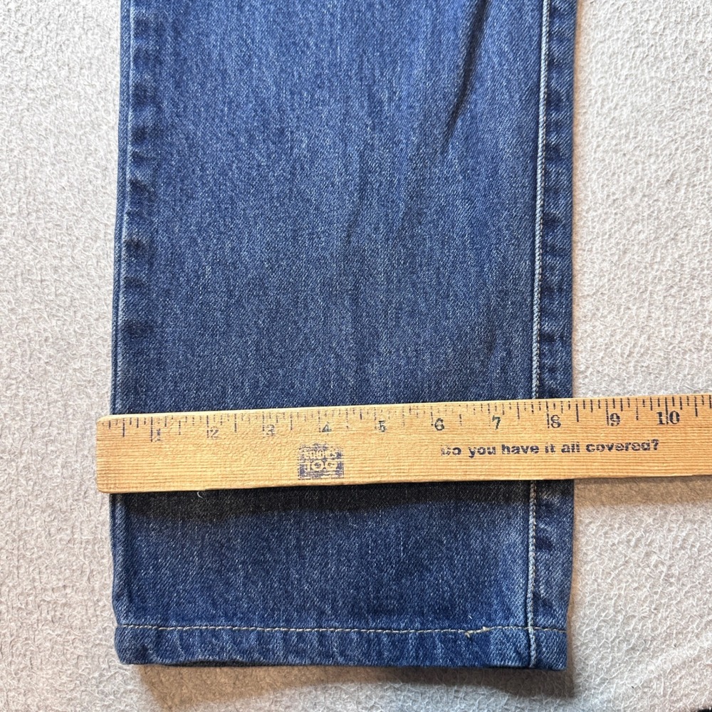 Vintage Guess Jeans Mens 36 (34x28) Blue Classic 001 Straight Leg Denim 90s - Picture 8 of 10